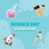 Rocket and science lab tools. vector