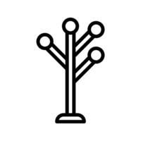 Standing Coat Rack Icon vector