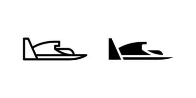 Speedy Hydroplane Icon Gallery vector