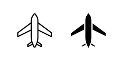 Soaring Plane Icon Gallery vector
