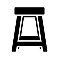 Stool for kitchen counter seating vector