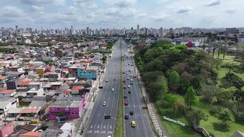 Amazing Torres Avenue at Curitiba Parana in Brazil. Awesome Background. video