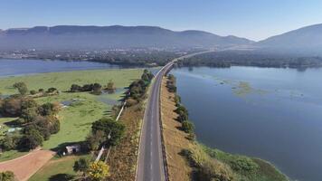 Beauty Scenic Bridge at Hartbeespoort North West South Africa . Scenic Scene. video