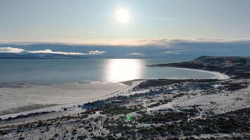 Awesome Sunset Lake in El Calafate Patagonia Argentina . Amazing Background. video