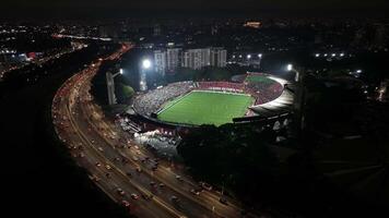 Incredible caninde Stadium in Sao Paulo Sao Paulo Brazil. Scenic Background. video
