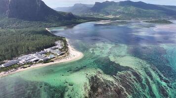 Stunning Le Morne in Port Louis Mauritius Island in Mauritius . Amazing Background. video
