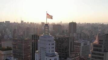 Aerial View of Highrise Building in Sao Paulo Sao Paulo in Brazil.. Amazing Landscape. video