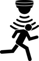 Motion Sensor, Detector Icon Symbol vector