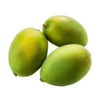 Minimal mango composition with green tones png