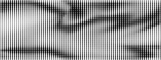 Old Television Screen. Vertical lines create an optical illusion vector