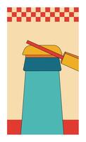 Illustration design template open bottle vector