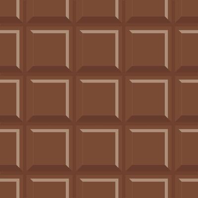 Background chocolate block square