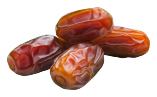 Fresh dates isolated on transparent background png