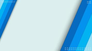 Layered blue abstract background with empty space vector