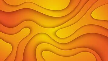 Gradient abstract background tehnic paper cut vector