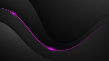 Abstract dark background with shiny lines vector