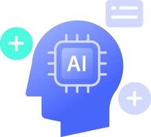 Machine learning Algorithms Smart Manufacturing and Industry Icon Illustration vector