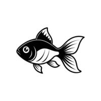 Goldfish On White Background vector