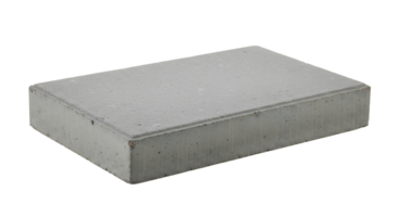 Grey Concrete Block Isolated on Transparent Background png