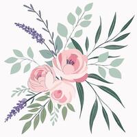 stylized jungle floral seamless pattern with tropical color schemes vector