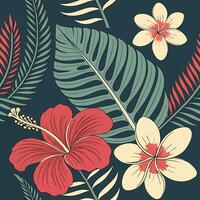 stylized flower seamless pattern for digital prints vector
