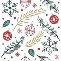 boho chic seamless floral pattern with freeform botanical shapes vector