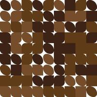 a pattern of squares in brown vector