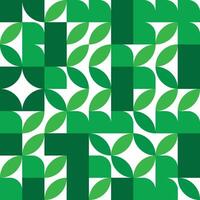 a pattern of squares in green and white vector