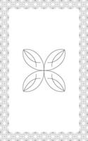 Abstract Design with Frame Design illustration vector