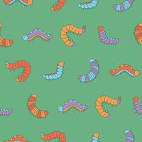 Caterpillar Seamless Pattern Background for Print Fabric Surface Fashion Wrapping vector