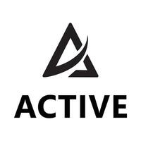 Active Icon for Dynamic and Energetic Branding vector