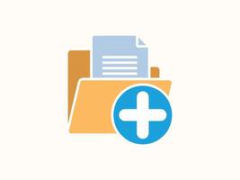 Add file icon in simple design vector