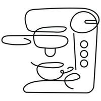 coffee machine icon for making different types of coffee, for logos and other designs vector