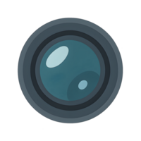 Capturing transparent background action of a camera lens in a studio environment for photography enthusiasts png
