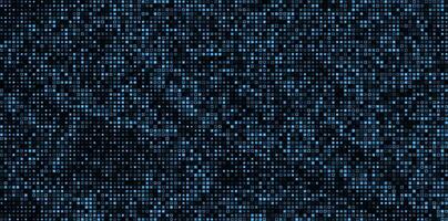 Abstract pixel mosaic digital technology background. Digital data blue squares pattern. vector
