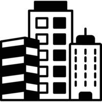 Building Glyph Icon vector