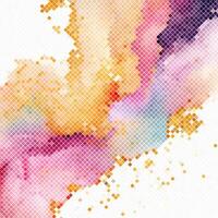 Abstract background with pastel coloured pixel design vector