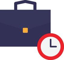 Hiring Part Time Clock vector