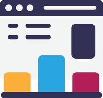 Chart Graph Analytics Business vector