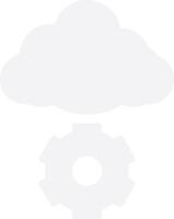 Cloud Computing Storage Setup vector
