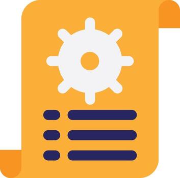 Check List Document Setup vector