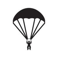 illustration of a skydiver vector