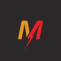 Futuristic Letter M Symbol with Tech Vibes for Software Company and High-Tech Startup Branding vector