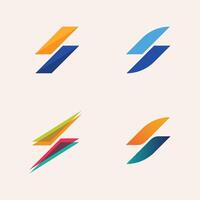 Thunder Power Lightning Logo Design with Bold Electric Symbol in Sharp Graphics vector