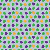 Seamless Leaf Pattern Background Colorful Abstract Leaves . vector