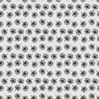 Seamless Black and White Floral Pattern for Fabric, Wallpaper, and Surface Design vector