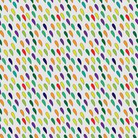 Seamless pattern featuring colorful teardrop shapes arranged in diagonal rows. The design has a playful and dynamic feel, ideal for fabric, wallpaper, or wrapping paper. vector