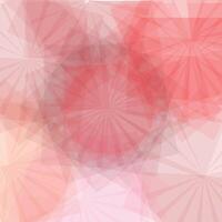 Pink and Red Geometric Abstract Background Radial Polygonal Pattern Design. vector