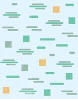 Retro abstract blocks and lines background vector