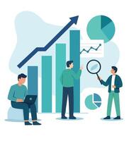 Data Analysis Concept illustration vector